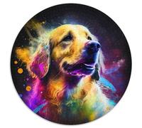 Puzzle Fantasy Golden Retriever da 1000 pezzi per adulti, gioco interattivo per famiglie, adatto dai 14 anni in su, 67,5x67,5 cm