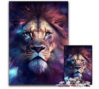Puzzle Fantasy Lion da 1000 pezzi per adulti, gioco interattivo per famiglie, sfida mentale, giocattolo educativo 26X38CM/10,23x14,96 pollici