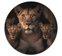 Puzzle Fantasy Lion da 1000 pezzi per adulti, Halloween, Pasqua, Capodanno, 67,5x67,5 cm