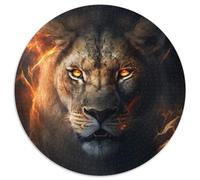Puzzle Fantasy Lion da 1000 pezzi per adulti, puzzle in cartone, rompicapo impegnativo, attività per famiglie, decorazione per la casa, regalo di Natale 67,5x67,5 cm