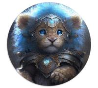 Puzzle Fantasy Lion da 1000 pezzi per adulti, puzzle rotondo da 1000 pezzi, rompicapo ad alta difficoltà per adolescenti, 67,5x67,5 cm