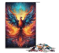 Puzzle fantasy misterioso di Fenice da 1000 pezzi per adulti puzzle impossibile antistress per adolescenti dai 14 anni in su 1000 pezzi (38x26 cm)