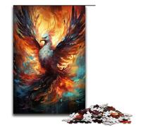 Puzzle fantasy misterioso di Fenice da 1000 pezzi per adulti puzzle impossibile antistress per adolescenti dai 14 anni in su 1000 pezzi (75x50 cm)