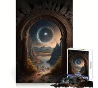 Puzzle fantasy "Mondi mistici" da 1000 pezzi per adolescenti, ideale per rafforzare la memoria, perfetto per il tempo libero a casa, con bordi netti e un regalo prezioso (38x26cm)