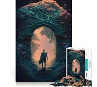Puzzle fantasy "Mondi mistici" da 1000 pezzi per adolescenti, stimola la memoria, antistress, con bordi precisi, decorazione da parete (50x75cm)