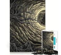 Puzzle fantasy naturalistico per adolescenti, 1000 pezzi, rompicapo, antistress, taglio di alta qualità, (38x26cm)