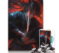 Puzzle fantasy Ninja Warrior per adolescenti, difficili da completare ma divertenti e umoristici, con poster abbinato e foglio di quiz (50x75cm)