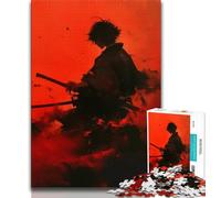 Puzzle fantasy Ninja Warrior per adulti, puzzle da 1000 pezzi, aiuta il cervello ad allenare i giocattoli avvincenti per coltivare la pazienza, un'opera d'arte (50x75cm)