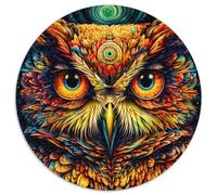 Puzzle Fantasy Owl da 1000 pezzi per adulti, adolescenti e ragazzi, ideale come regalo di compleanno e di festa, 67,5x67,5 cm.
