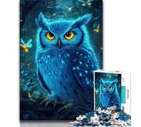Puzzle Fantasy Owl da 1000 pezzi per adulti e adolescenti, sfida difficile e antistress, ideale come regalo per tutta la famiglia (38x26cm)
