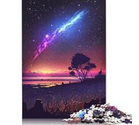 Puzzle Fantasy Paesaggio Cometa 1500 Pezzi Interessante Riduzione dello Stress I Migliori Puzzle per Bambini dai 12 Anni in su 1500 pezzi (85x57cm)