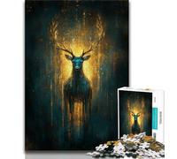 Puzzle fantasy per adolescenti 1000 pezzi motivo: cervi ideale come regalo per tutta la famiglia dai 14 anni in su 26x38cm