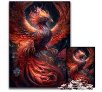Puzzle Fantasy Phoenix Bird da 1000 pezzi, puzzle impossibile per adulti, perfetto come regalo di compleanno, Natale e Halloween, 50x75CM/19,68x29,52 pollici.