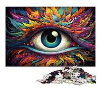 Puzzle Fantasy Phoenix Eyes Painting 1000 pezzi per adulti, in cartone, perfetto per la casa o l'ufficio, regalo di Natale ideale 26X38CM/10,23x14,96 pollici