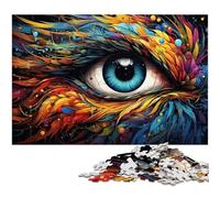 Puzzle Fantasy Phoenix Eyes Painting 1000 pezzi per adulti, puzzle in cartone, stimolante, fai da te, gioco decorativo, giocattolo interattivo per famiglie, 26X38CM/10,23x14,96 pollici
