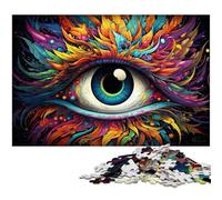 Puzzle Fantasy Phoenix Eyes Painting da 1000 pezzi per adulti, perfetti per riunioni di famiglia, compleanni, feste, 50x75CM/19,68x29,52 pollici.