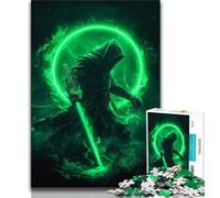 Puzzle fantasy Samurai Ninja da 1000 pezzi per adolescenti, regalo impegnativo e difficile per tutta la famiglia, 50x75cm