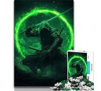 Puzzle fantasy Samurai Ninja da 1000 pezzi per adulti e adolescenti, giocattoli avvincenti per la decorazione della casa (38x26cm)