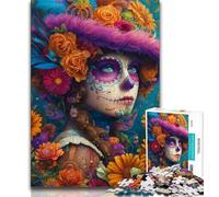 Puzzle Fantasy Skeleton da 1000 pezzi per adulti e adolescenti, giocattoli, giochi educativi, antistress, fantastici regali e giocattoli (38x26cm)