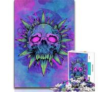 Puzzle Fantasy Skeleton Jigsaw Puzzle 1000 pezzi per adulti per età 14+ Gioco impossibile Il miglior regalo per adulti e adolescenti (50x75cm)