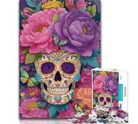 Puzzle Fantasy Skeleton puzzle da 1000 pezzi per adolescenti impegnativo e difficile con pezzi completamente interconnessi e di forma casuale (38x26cm)