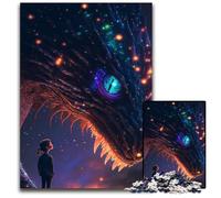 Puzzle fantasy Space Dragon per adulti 1000 pezzi puzzle in carta perfetti per adolescenti collezionisti ideali per decorazioni per la casa regalo da viaggio 1000 pezzi (38x26 cm)