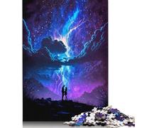 Puzzle Fantasy Thunder Landscape da 1500 pezzi per adulti, puzzle che si incastrano perfettamente, puzzle per donne e uomini, 1500 pezzi (85x57 cm)