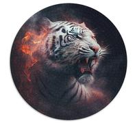 Puzzle Fantasy Tiger da 1000 pezzi in cartone, regalo perfetto per la festa della mamma, compleanni, Natale, 67,5x67,5 cm