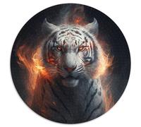 Puzzle Fantasy Tiger per adulti, 1000 pezzi, regalo perfetto per genitori, amanti e amici - età 14+, 67,5x67,5 cm