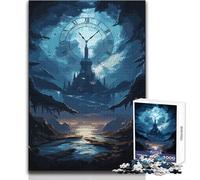 Puzzle Fantasy Time Castle da 1000 pezzi per adolescenti, gioco divertente per lo sviluppo cognitivo, regalo speciale per una celebrazione premurosa, dimensioni 38x26cm