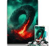 Puzzle Fantasy Tornado da 1000 pezzi per adulti, difficile da completare ma divertente e umoristico gioco educativo per compleanni (38x26cm)