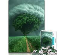 Puzzle Fantasy Tornado da 1000 pezzi per adulti e adolescenti, modelli da assemblare, attività divertenti da fare a casa, regalo di compleanno, regali da viaggio (38x26cm)