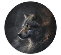 Puzzle Fantasy Wolf da 1000 pezzi per adulti, puzzle in cartone, gioco interattivo per famiglie, regalo creativo con grafica colorata, 67,5x67,5 cm
