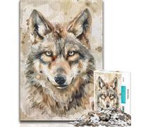 Puzzle fantasy Wolf per adolescenti, 1000 puzzle, gioco per famiglie, antistress, sfida difficile, regali per amici e parenti, 50x75cm