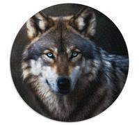 Puzzle Fantasy Wolf per adulti, 1000 pezzi, puzzle rotondo, rompicapo, gioco interattivo per famiglie, adatto dai 14 anni in su, 67,5x67,5 cm.