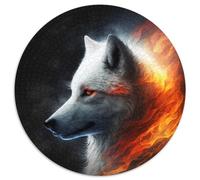 Puzzle Fantasy Wolf per adulti, puzzle da 1000 pezzi per adulti, regalo perfetto per genitori, amanti, amici - età 14+, 67,5x67,5 cm