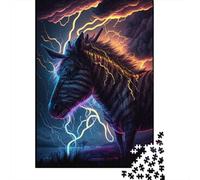 Puzzle Fantasy Zebra Giochi Creativi Puzzle Premium in Cartone per Donne Uomini Regalo di Compleanno 300 pezzi (40x28cm)