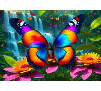 Enjoy Puzzle NJP2135 Puzzle da 1000 Pezzi - Butterfly in the Forest