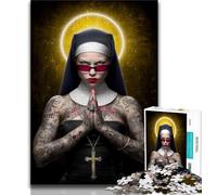 Puzzle Fashion Madonna per adulti 1000 pezzi, gioco educativo e sfida giocattolo, ideale come regalo per tutta la famiglia, 50x75cm