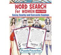 Puzzle Favorites An Word Search for Women - Sassy, Snarky and Sarca (Tascabile)