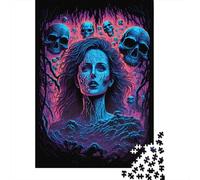 Puzzle Fear Of The Unknown da 1000 pezzi, puzzle in legno per adulti e adolescenti, gioco per famiglie, regali per la vigilia di Natale, 1000 pezzi (75x50 cm)