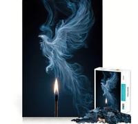 Puzzle "Fenice che risorge dalle fiamme" da 1000 pezzi per adolescenti Rafforza la memoria, calma e rilassa Bordo di qualità Regalo perfetto (50x75cm)