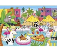 Puzzle Festa in piscina 100 pezzi