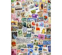 Puzzle filatelico per adulti, 1000 pezzi, collezione mondiale di francobolli commemorativi, puzzle impossibile da 1000 pezzi, decorazione da parete per la casa, 50 x 70 cm