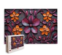 Puzzle Fiore, Puzzle 1000 Pezzi Adulti per Decor, Regalo Donna/Uomo -8432 | Legno, Stampa HD, Incastro Perfetto, Scatola Colorata, Accessori Completi, Personalizzabile, Dimensioni Finali: 70x50cm