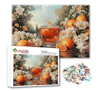 Puzzle Fiore Puzzle 4000 Pezzi Frutta, Adulti e Adolescente Divertente Giocattolo per Giocare, Impegnativi Impossibile Jigsaw con Poster e Borsa Chiusa per Decorazioni Casa Parete, Regalo Donna P-7