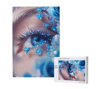 Puzzle Fiore Puzzle 500 Pezzi Occhio - Adatto ad Adulti e Principianti - Giochi Divertenti/Sfidanti/Impossible - DIY Hobby Creativi per Adulti Attività Artigianali - Regali per Uomini/Donne 2T-1107