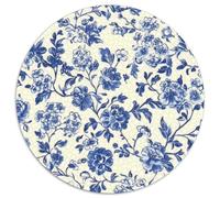 Puzzle Fiori blu e bianco 1000 pezzi Puzzle rotondo arte stile cinese puzzle estremamente difficili per adulti 1000 pezzi (67,5 x 67,5 cm)