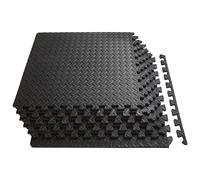 Puzzle Fitness per Pavimenti da Palestra 12mm 18PCS Set di Protezioni in Gomma Lastre in Gommapiuma per Macchine Sportive, Tappetino Protettivo Espandibile Tatami Arazzo Tappeto Tappetini Pesi