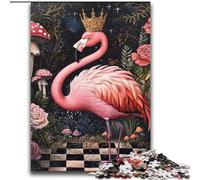 Puzzle Flamingo Queen da 2000 pezzi per adulti, giochi divertenti Ogni pezzo è unico Gioco stimolante e divertente per tutta la famiglia (70x100cm)
